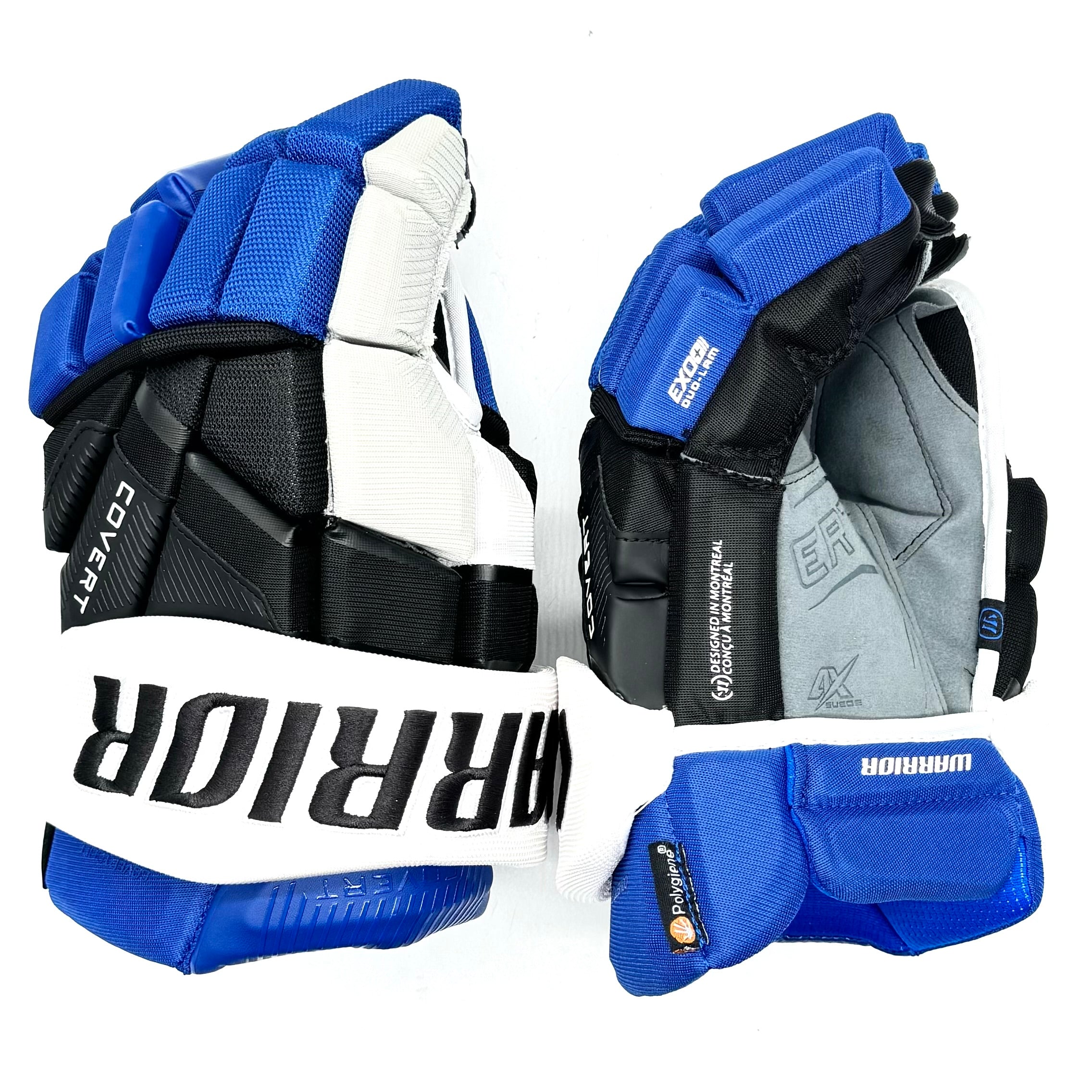 Warrior Covert QR6 - Team Stock Glove - Tampa Bay Lightning Vintage (Black/Blue/White)